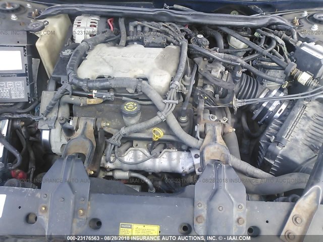 2G1WW12E619106976 - 2001 CHEVROLET MONTE CARLO LS ლურჯი ფოტო 10