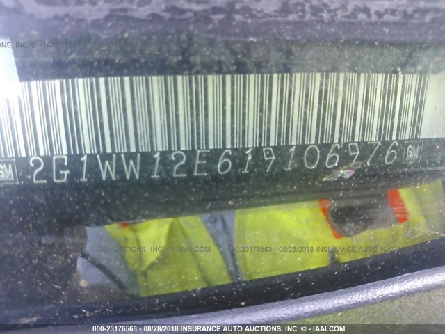 2G1WW12E619106976 - 2001 CHEVROLET MONTE CARLO LS ლურჯი ფოტო 9