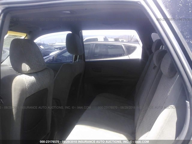 KM8JN12D15U210081 - 2005 HYUNDAI TUCSON GLS/LX SILVER photo 8