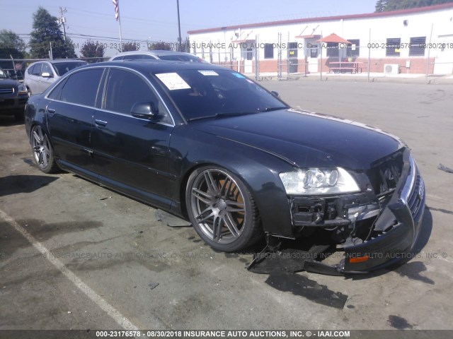 WAURVAFA8AN006662 - 2010 AUDI A8 QUATTRO BLACK photo 1