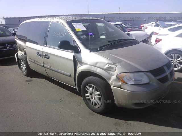 1D4GP24R36B549822 - 2006 DODGE GRAND CARAVAN SE BROWN photo 1