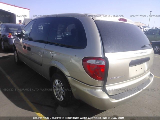 1D4GP24R36B549822 - 2006 DODGE GRAND CARAVAN SE BROWN photo 3