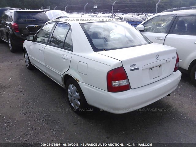 JM1BJ2221X0139189 - 1999 MAZDA PROTEGE DX/LX WHITE photo 3