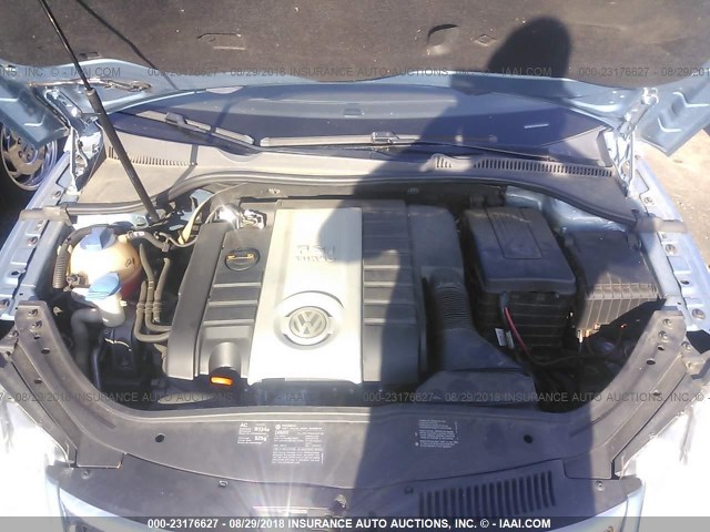 WVWFA71F78V037855 - 2008 VOLKSWAGEN EOS LUX Niebieski zdjęcie 10