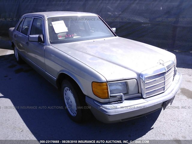 WDBCA39E5KA451690 - 1989 MERCEDES-BENZ 560 SEL Champagne photo 1