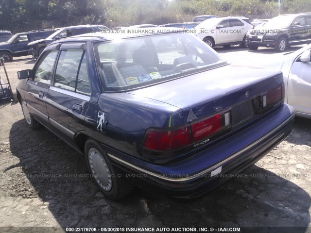 3MASM10JXSR609840 - 1995 MERCURY TRACER TRIO BLUE photo 3