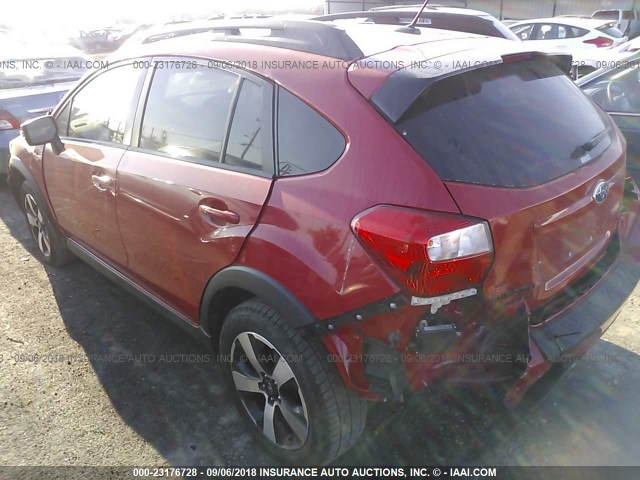 JF2GPABCXH8205735 - 2017 SUBARU CROSSTREK PREMIUM RED photo 3