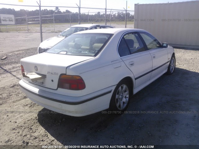 WBADD6323VBW01627 - 1997 BMW 528 I AUTOMATIC WHITE photo 4