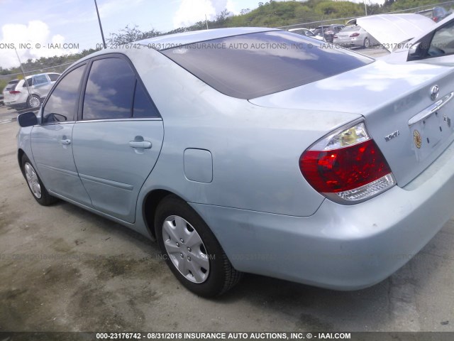 4T1BE32K25U571897 - 2005 TOYOTA CAMRY LE/XLE/SE 蓝色 照片 3