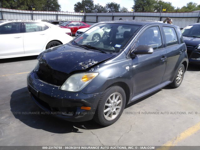 JTKKT624765007390 - 2006 TOYOTA SCION XA ნაცრისფერი ფოტო 2