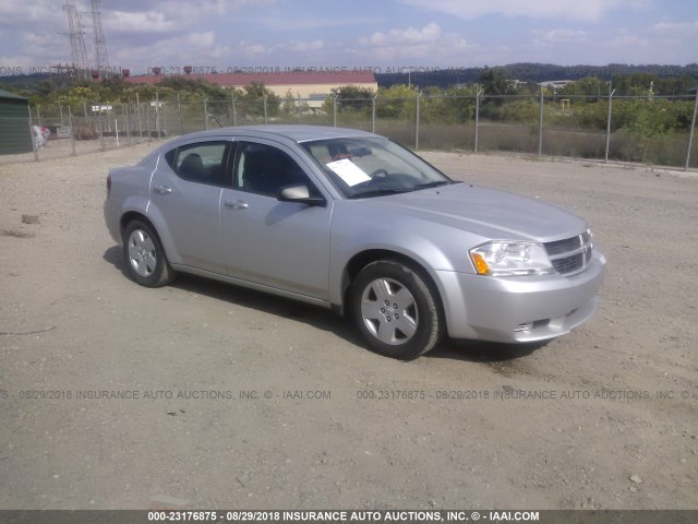 1B3LC46B79N528897 - 2009 DODGE AVENGER SE/SXT SILVER photo 1