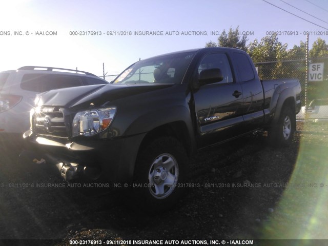 5TEUX4EN9AZ713540 - 2010 TOYOTA TACOMA ACCESS CAB GRAY photo 2