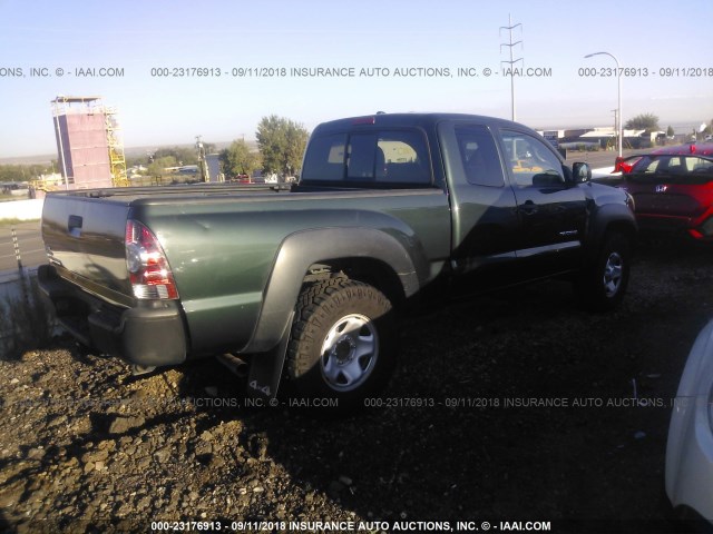 5TEUX4EN9AZ713540 - 2010 TOYOTA TACOMA ACCESS CAB Grau Foto 4