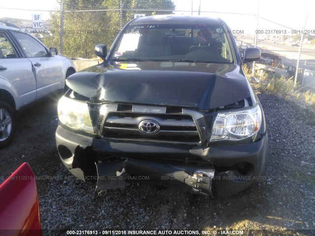 5TEUX4EN9AZ713540 - 2010 TOYOTA TACOMA ACCESS CAB GRAY photo 6