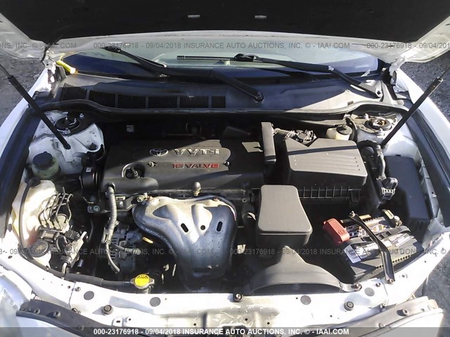 4T4BE46K59R070529 - 2009 TOYOTA CAMRY SE/LE/XLE თეთრი ფოტო 10