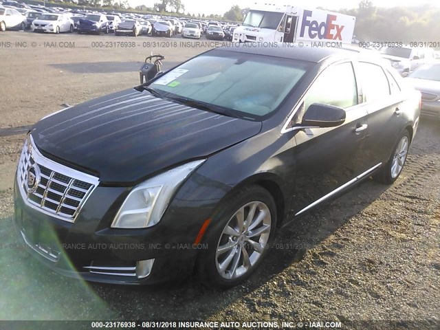 2G61M5S37E9221124 - 2014 CADILLAC XTS LUXURY COLLECTION GRAY photo 2