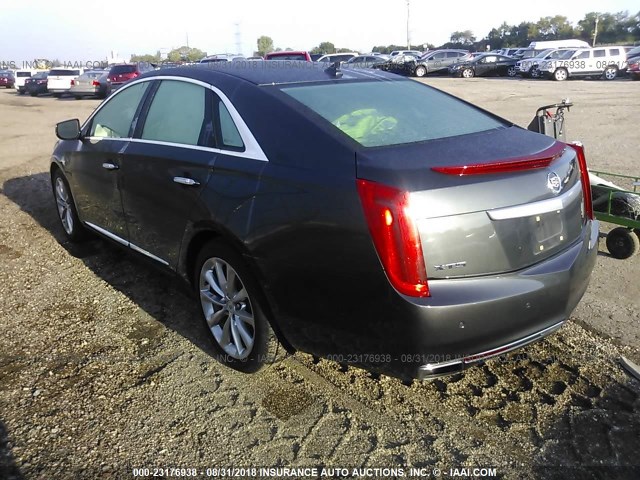 2G61M5S37E9221124 - 2014 CADILLAC XTS LUXURY COLLECTION GRAY photo 3