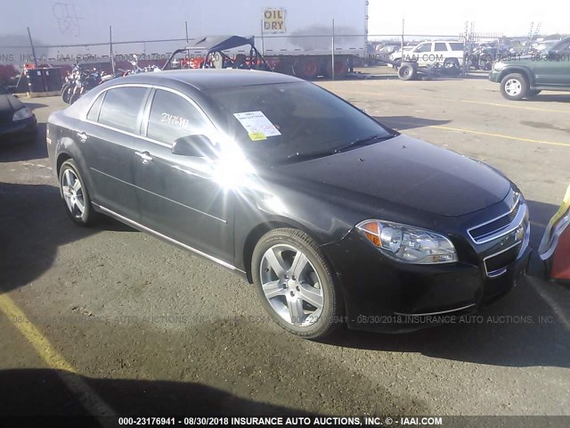 1G1ZF5E76CF202117 - 2012 CHEVROLET MALIBU 3LT შავი ფოტო 1