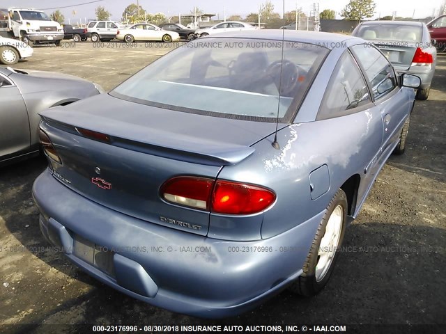 1G1JF12T2V7256549 - 1997 CHEVROLET CAVALIER Z24 BLUE photo 4