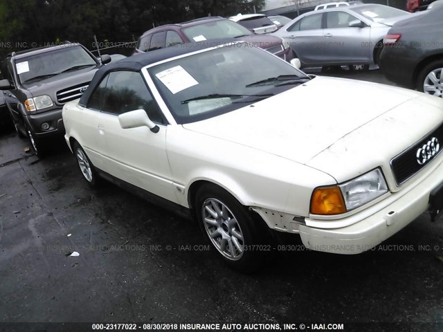 WAUAA88G5TA004316 - 1996 AUDI CABRIOLET WHITE photo 1