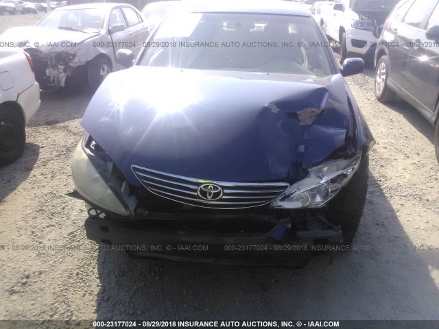 4T1BE32K05U097464 - 2005 TOYOTA CAMRY LE/XLE/SE 蓝色 照片 6