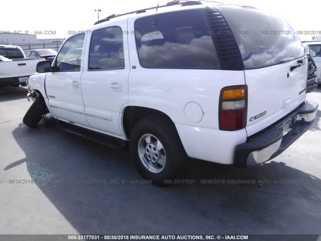 1GNEC13T51R216875 - 2001 CHEVROLET TAHOE C1500 WHITE photo 3