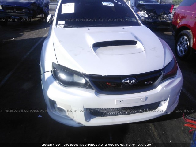 JF1GV7E66CG022110 - 2012 SUBARU IMPREZA WRX WHITE photo 6