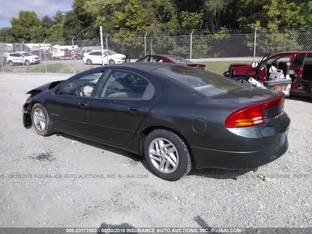 2B3HD46R0YH386058 - 2000 DODGE INTREPID GREEN photo 3