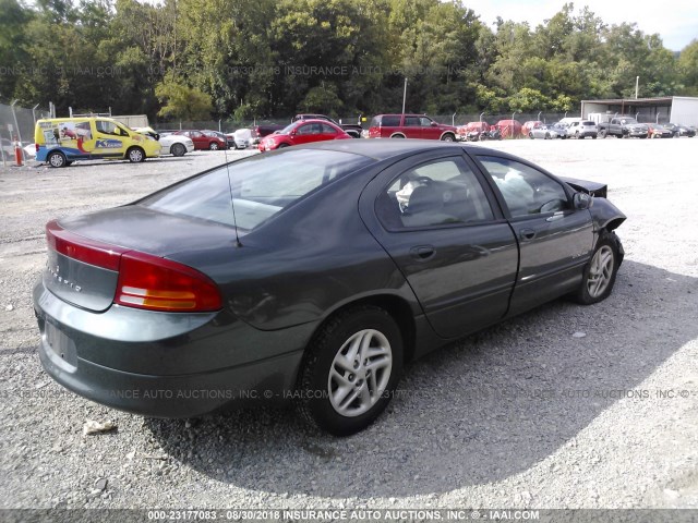 2B3HD46R0YH386058 - 2000 DODGE INTREPID GREEN photo 4