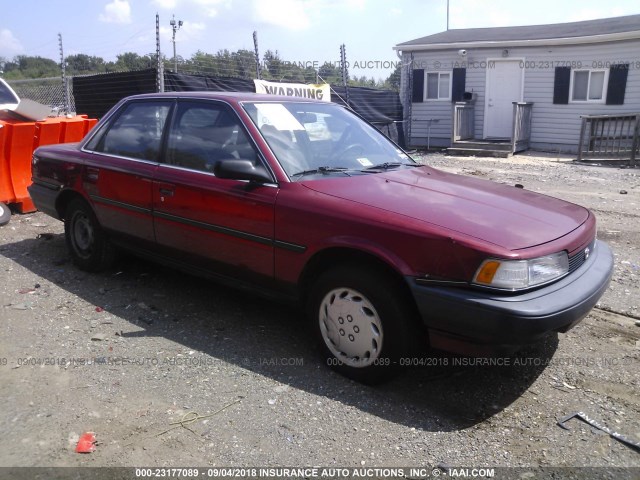 4T1SV21E0LU229559 - 1990 TOYOTA CAMRY DLX MAROON photo 1