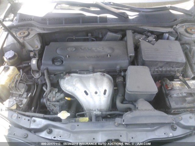 4T1BE46K88U789024 - 2008 TOYOTA CAMRY CE/LE/XLE/SE GRAY photo 10