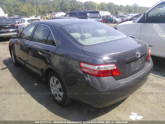 4T1BE46K88U789024 - 2008 TOYOTA CAMRY CE/LE/XLE/SE GRAY photo 3