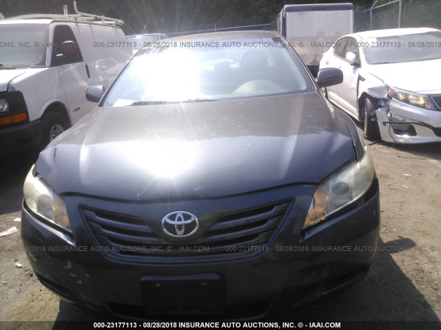 4T1BE46K88U789024 - 2008 TOYOTA CAMRY CE/LE/XLE/SE GRAY photo 6
