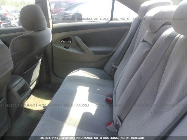 4T1BE46K88U789024 - 2008 TOYOTA CAMRY CE/LE/XLE/SE GRAY photo 8