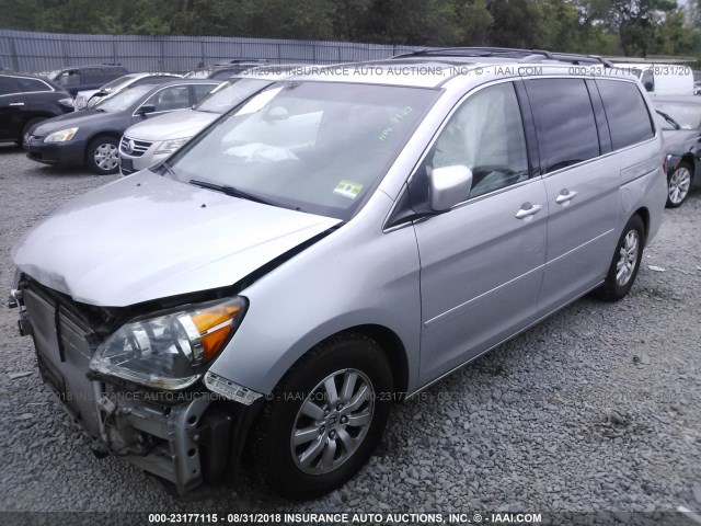 5FNRL3H73AB106267 - 2010 HONDA ODYSSEY EXL SILVER photo 2