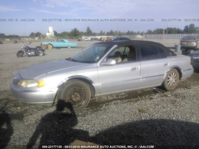 1LNHM97V22Y634410 - 2002 LINCOLN CONTINENTAL  SILVER photo 6