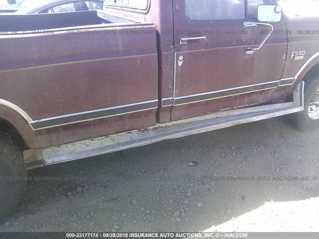 1FTHF2512DPA90988 - 1983 FORD F250 RED photo 6