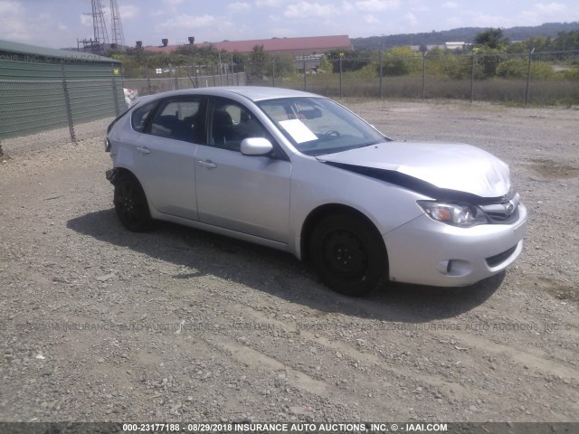 JF1GH6A68AH823751 - 2010 SUBARU IMPREZA 2.5I SILVER photo 1