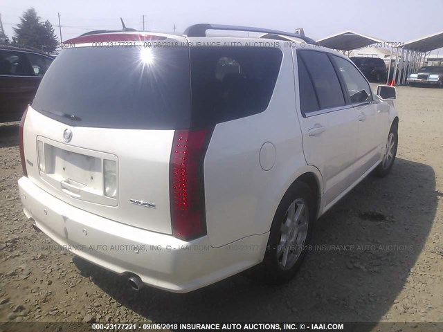 1GYEE63A450157336 - 2005 CADILLAC SRX WHITE photo 4