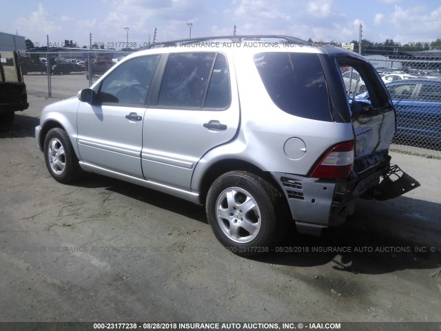 4JGAB57E44A510361 - 2004 MERCEDES-BENZ ML 350 GRAY photo 3