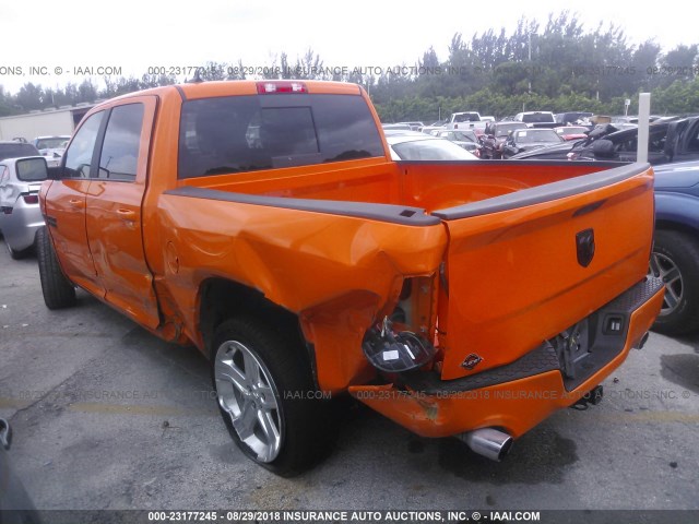 1C6RR6MT2HS582114 - 2017 RAM 1500 SPORT ORANGE photo 3