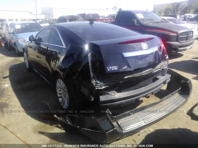 1G6DP1ED7B0126814 - 2011 CADILLAC CTS PREMIUM COLLECTION BLACK photo 3