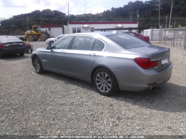 WBAKC8C59AC431410 - 2010 BMW 750 LI/XDRIVE GRAY photo 3