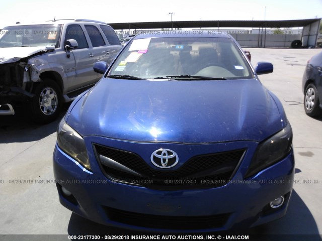 4T1BF3EK5BU707282 - 2011 TOYOTA CAMRY SE/LE/XLE ლურჯი ფოტო 6