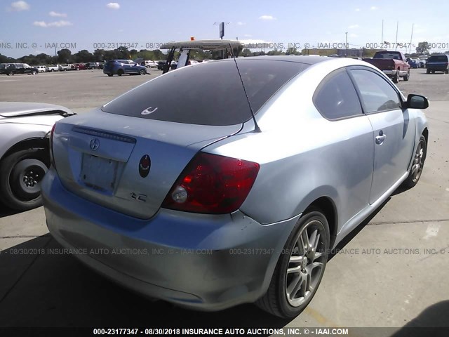 JTKDE177X70208918 - 2007 TOYOTA SCION TC 青色 照片 4