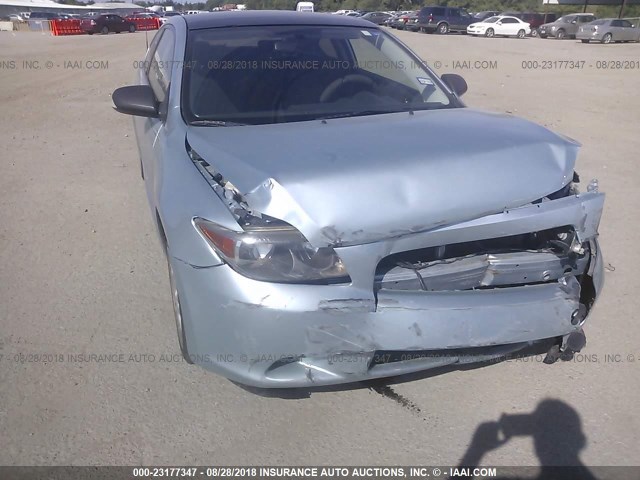 JTKDE177X70208918 - 2007 TOYOTA SCION TC 青色 照片 6