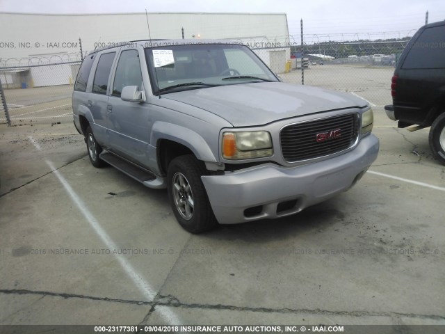 1GKEK63R8YR212816 - 2000 GMC DENALI GRAY photo 1