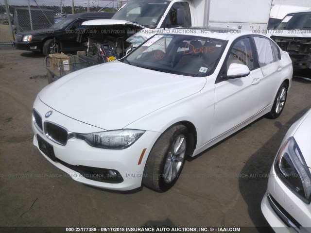 WBA8E5G36HNU43248 - 2017 BMW 320 XI WHITE photo 2