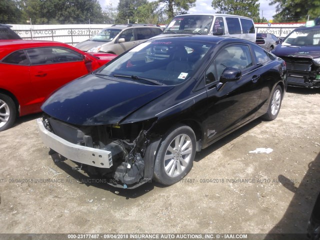 2HGFG3B04CH505562 - 2012 HONDA CIVIC EXL 黑色 照片 2