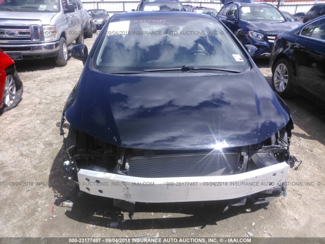 2HGFG3B04CH505562 - 2012 HONDA CIVIC EXL 黑色 照片 6